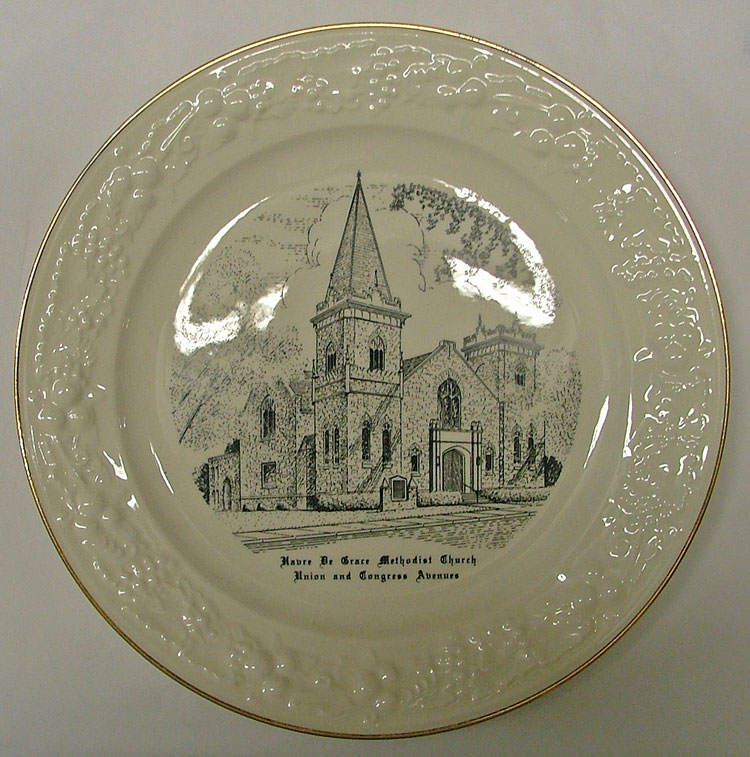 Havre de Grace United Methodist Church Commemorative Plate