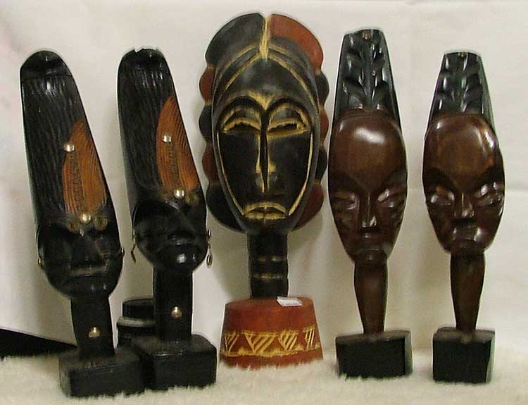 African Art pieces available at Bahoukas
