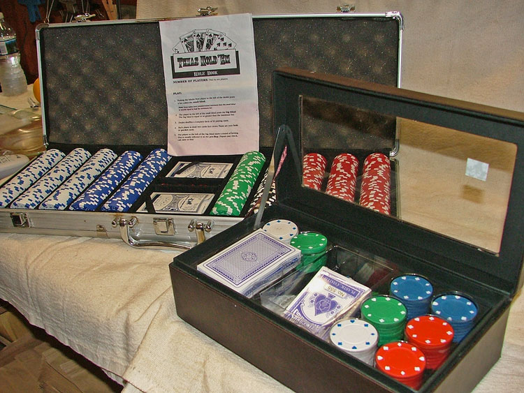 Beautiful sets for the Poker Play on your list available at Bahoukas