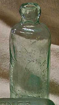 Vintage Kiehl and Kiefer blob top soda bottle, Lancaster PA