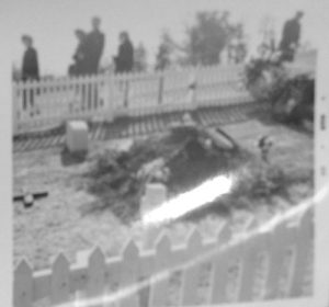 1964 photo of JFK grave site