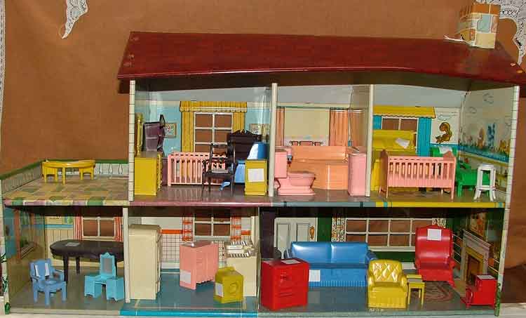 Beautiful Doll House and a great assortment of furnishings available at Bahoukas in Havre de Grace