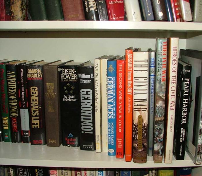 Military books and more at Bahoukas Antique Mall