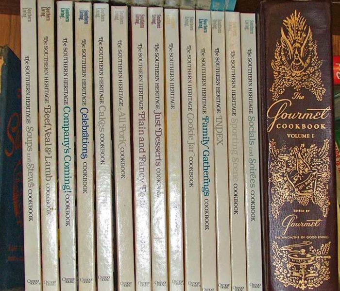 world of cookbooks available at Bahoukas Antique Mall