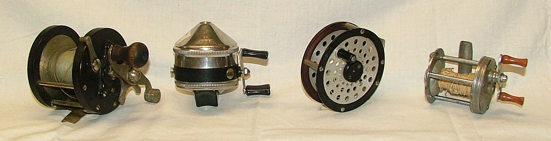 1940s-1960s collectible fishing reels
