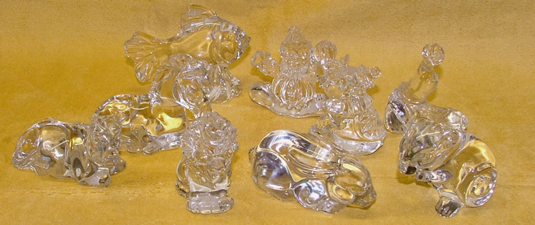 miniatures - Princess House lead crystal sets