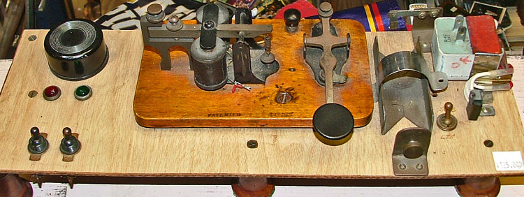 telegraph machine - see it at Bahoukas Antique Mall in Havre de Grace