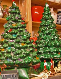 Need a table top Christmas Tree that doesn't need water - visit Bahoukas in Havre de Grace