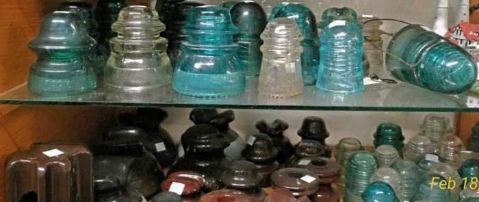 Insulators at Bahoukas, let us help you start your collection
