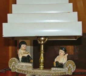Do you remember TV Lamps? Art in unusual places!