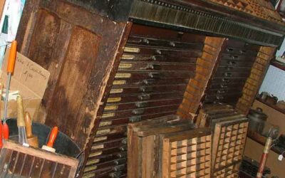 Printer’s Trays – yesterday and today