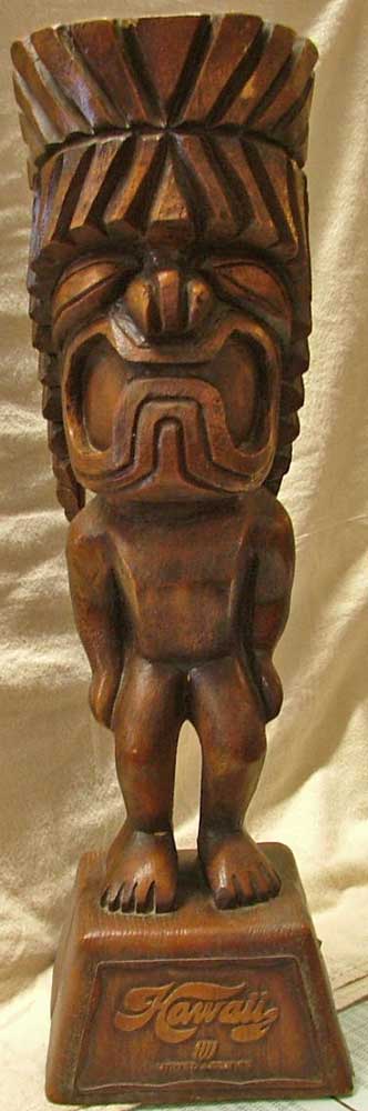 Tiki Statue from United Airlines Hawaii