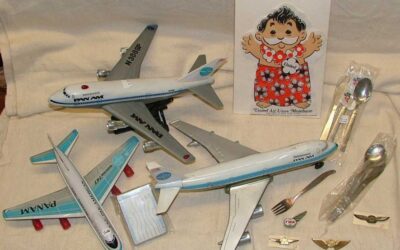 Airline Memorabilia at Bahoukas