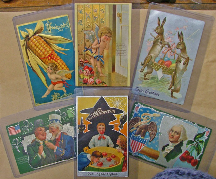 Beautiful Vintage Postcards at Bahoukas Antique Mall in Havre de Grace