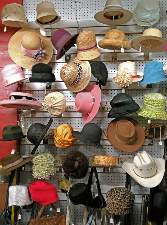 wonderful and stylish hats to keep your head warm this winter at Bahoukas Antique Mall in Havre de Grace