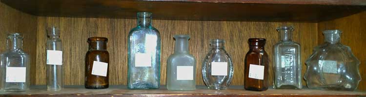 tiny bottles are great for creating your very personal tiny collection - at Bahoukas in Havre de Grace