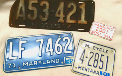 Collecting Old License Plates