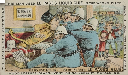 Advertising from 1880 for LePage's Glue