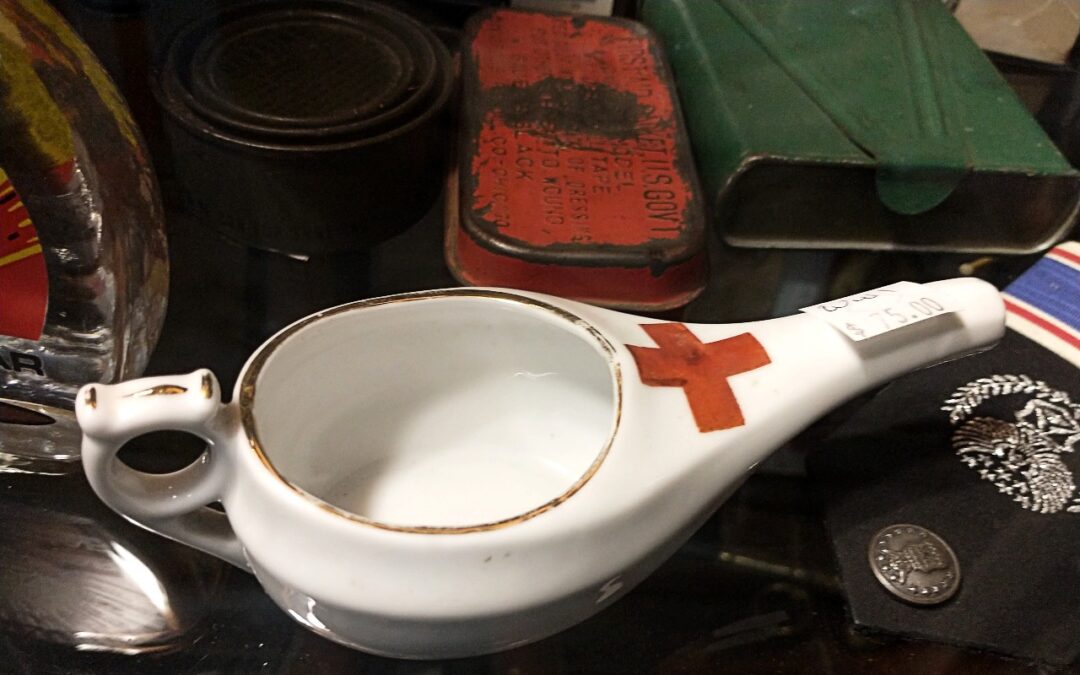 Red Cross invalid feeder from WWI available at Bahoukas Antiques