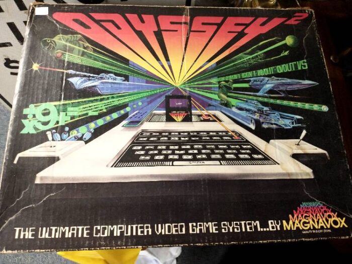 Photo of the box cover of the Odysses 2 ultimate computer video game system - available at Bahoukas in Havre de Grace