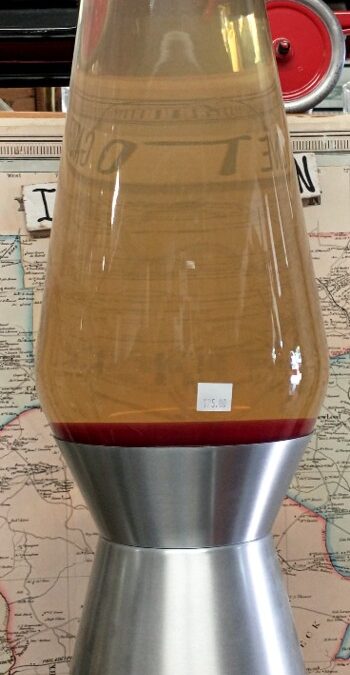 27" lava lamp available at Bahoukas Antiques