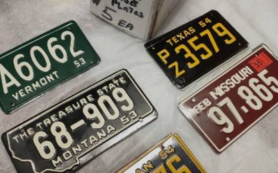 Mini-Cardboard or Metal License Plates