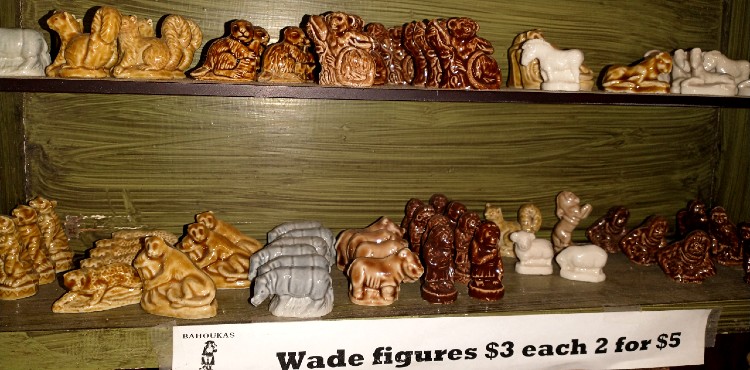 Variety of Wade Figures that were distributed with Red Rose Teas