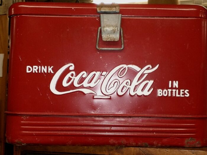Smaller Coca-Cola cooler