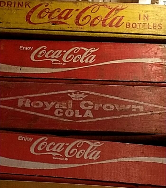 Coca-Cola wood crates