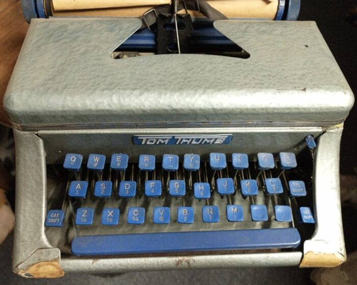 Tom Thumb toy typewriter by Western Stamping Co