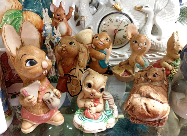 Easter Bunny figurines