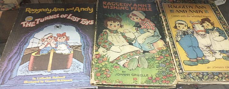 Collectible Raggedy Ann and Andy books