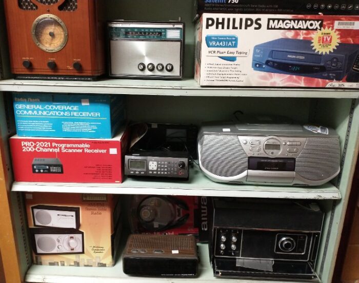 recently acquired radios and other electronics at Bahoukas in Havre de Grace