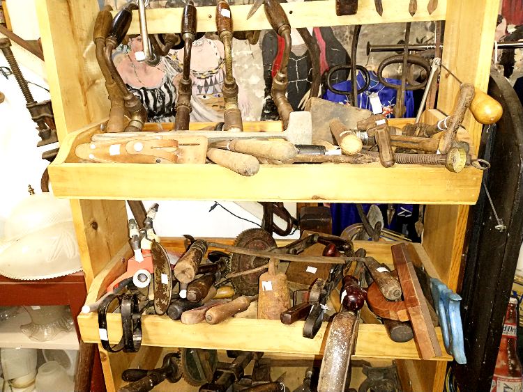 vintage tools at Bahoukas Antiques