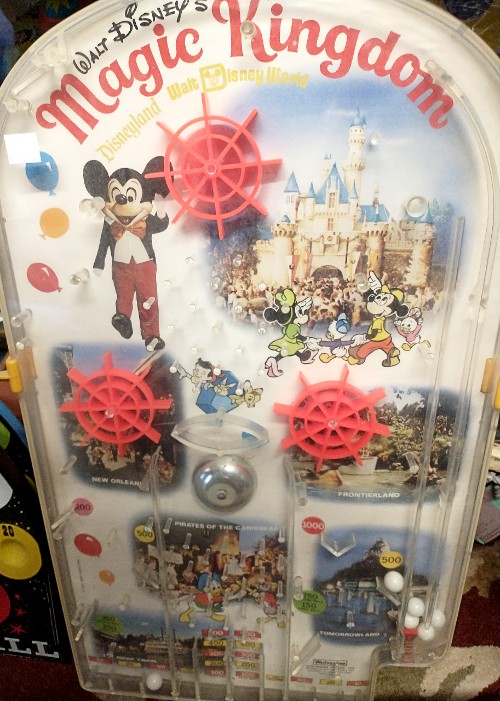 Walt Disney Magic Kingdom vintage pinball game