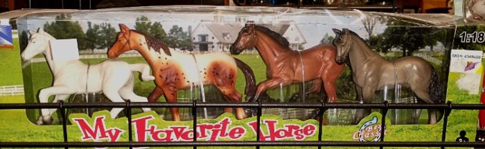 My Favorite Horse - plastic collectible set of 4