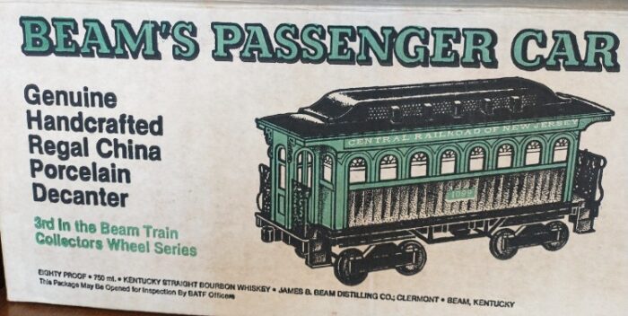 Jim Beam Passenger Car Decanter - 3rd of a series