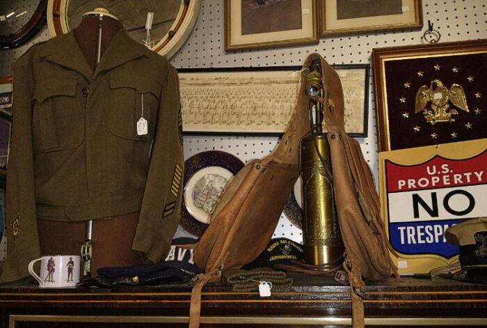 Military Collectibles - mostly WWII - jacket - Saddle Bags