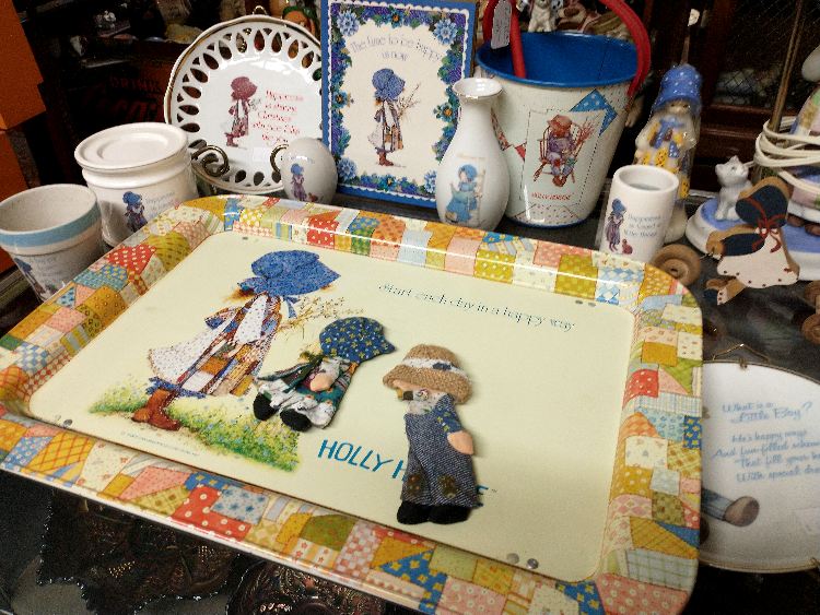 Holly Hobbie tray and other fine items