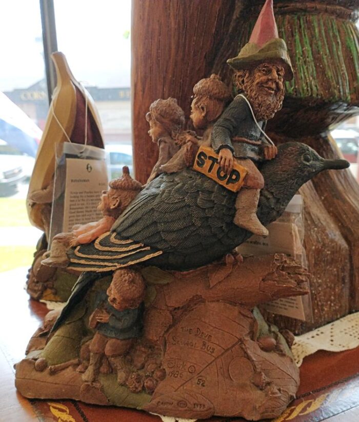 a Tom Clark gnome available at Bahoukas Antiques in Havre de Grace