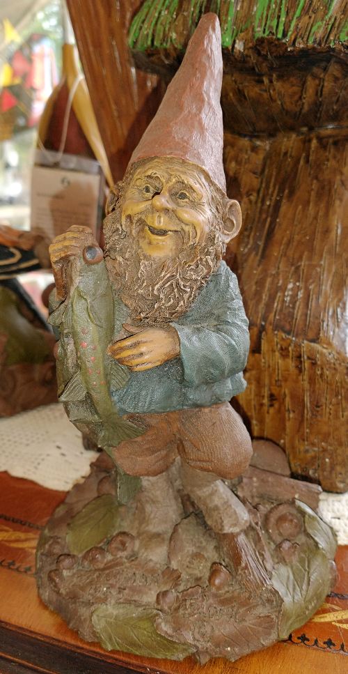 a Tom Clark gnome available at Bahoukas Antiques in Havre de Grace