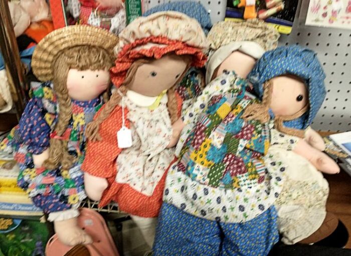 A selection of vintage Hobbie Holly dolls at Bahoukas Antique Mall