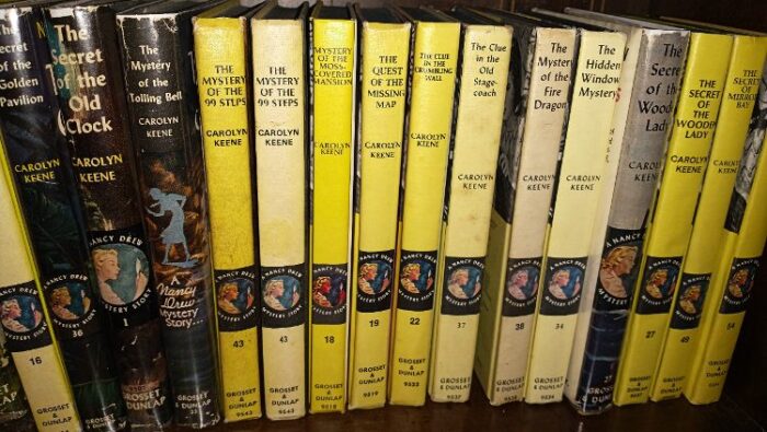 A great selection of books in the Nancy Drew Series can be found at Bahoukas in Havre de Grace
