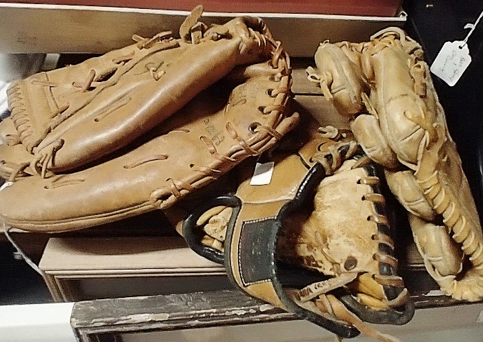 baseball gloves
