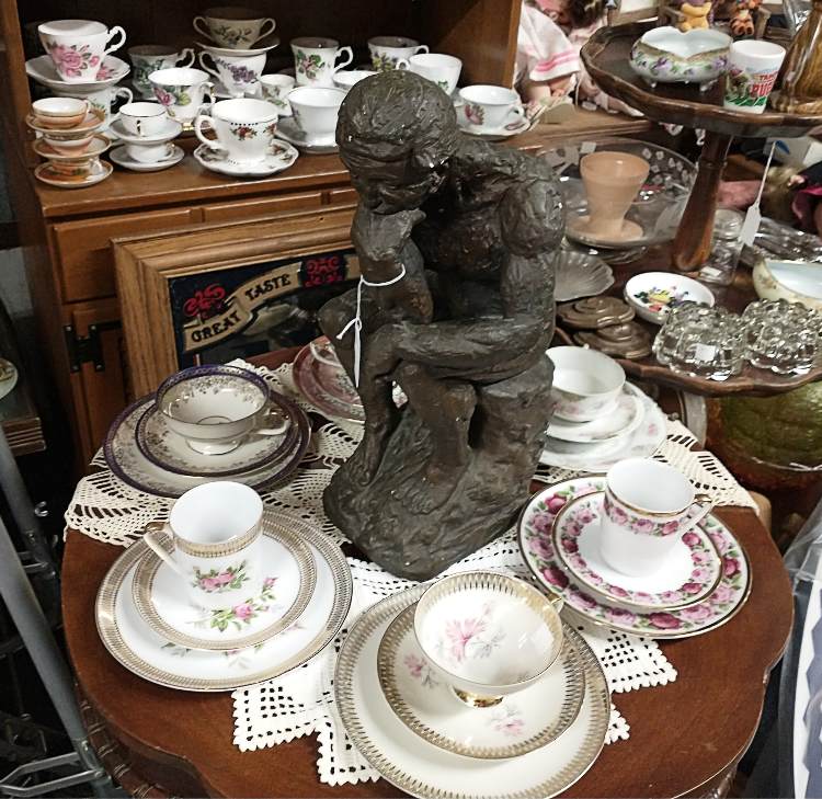 teacups for your holiday gatherings and all year long at Bahoukas Antique Mall
