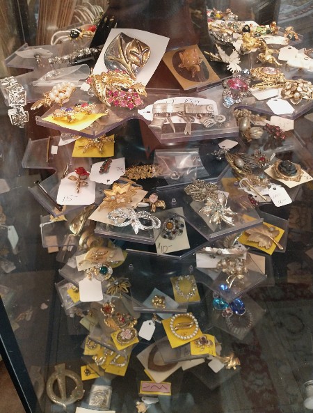 Pins and more at Bahoukas Antique Mall