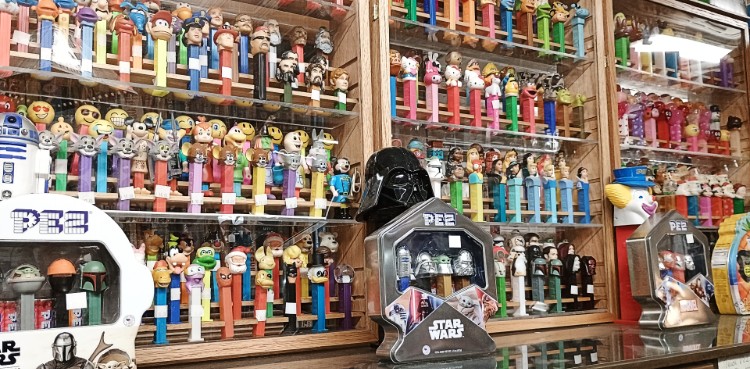 Huge PEZ Collectibles available at BAHOUKAS in Havre de Grace