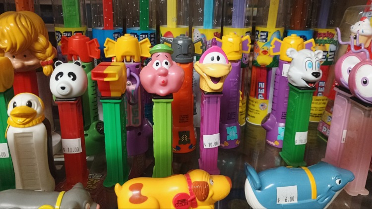 Huge PEZ Collectibles available at BAHOUKAS in Havre de Grace