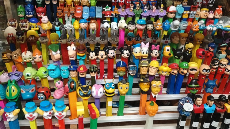 Huge PEZ Collectibles available at BAHOUKAS in Havre de Grace