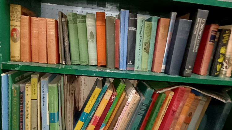 Books available at BAHOUKAS ANTIQUES in Have de Grace - Golden Books, Classics, Military, Hardy Boys, Nancy Drew, Cookbooks, and more